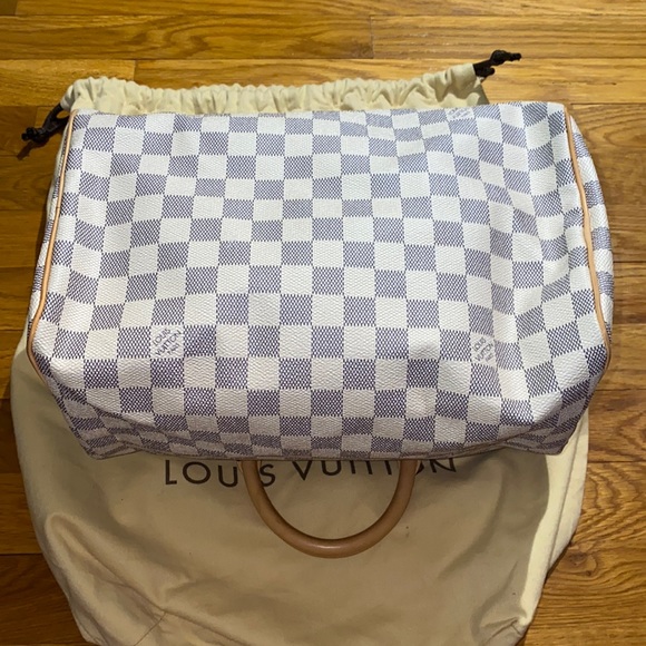 AUTHENTIC - Louis Vuitton - Damier Azur - Speedy 30 - Picture 3 of 16